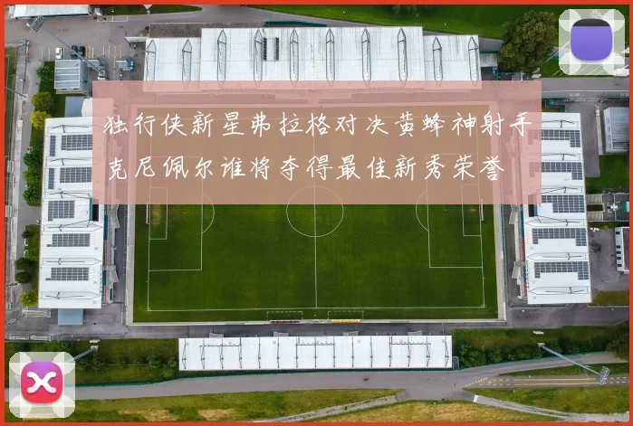 独行侠新星弗拉格对决黄蜂神射手克尼佩尔谁将夺得最佳新秀荣誉